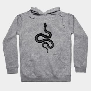 Black Real Snake Hoodie